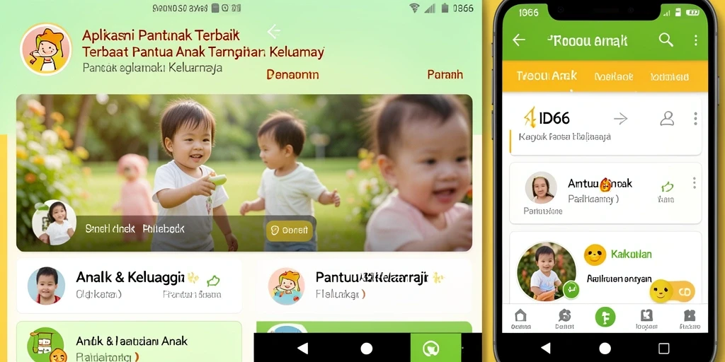 Antarmuka aplikasi ID66 yang sederhana dan mudah digunakan.