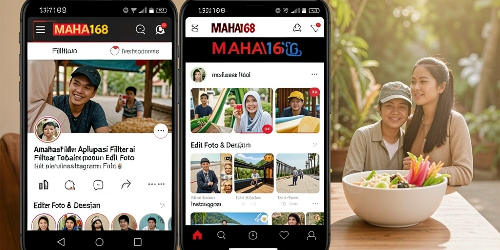 Tampilan antarmuka MAHA168 yang intuitif dan menarik.