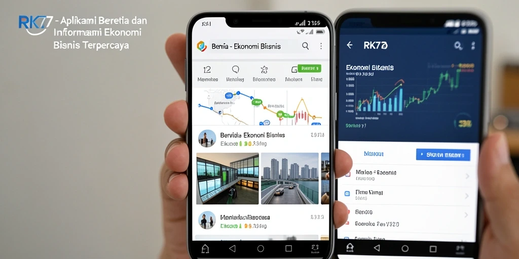 Antarmuka user-friendly dengan berita ekonomi terkini.