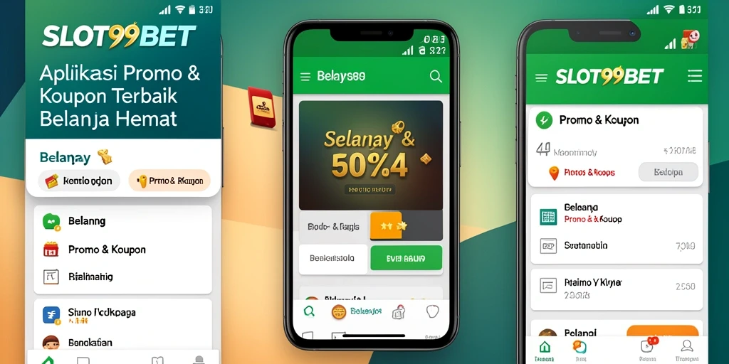 Tampilan antarmuka SLOT99BET yang user-friendly untuk promo dan kupon.