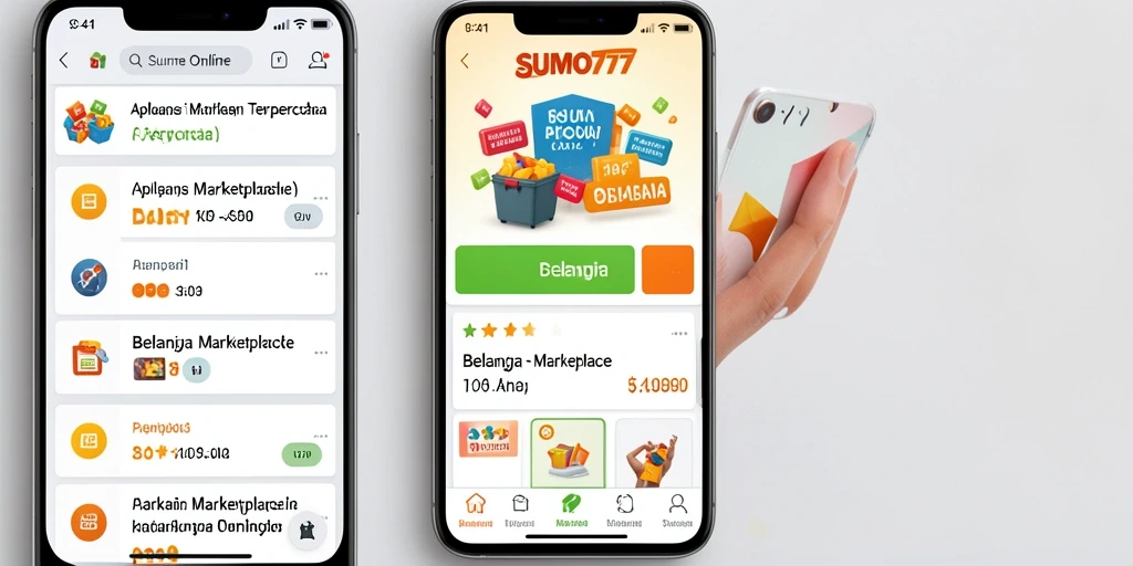 Tampilan antarmuka aplikasi SUMO777 yang user-friendly dan menarik.