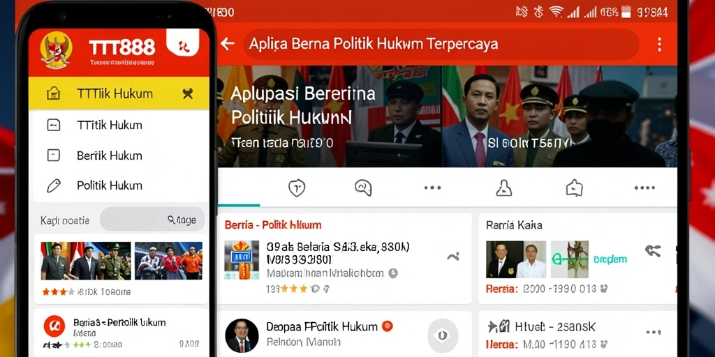 Tampilan antarmuka aplikasii TTT888 yang informatif dan menarik.