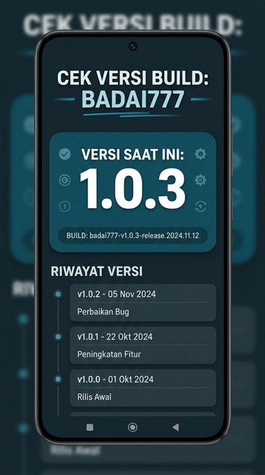 Riwayat Versi Aplikasi badai777 di Android